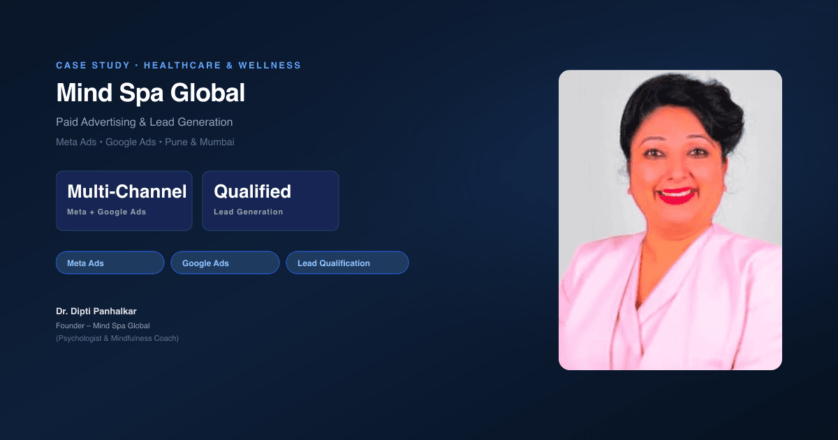 Mind Spa Global — Paid Advertising & Lead Generation