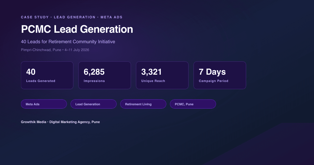 PCMC Lead Generation — Retirement Community Initiative